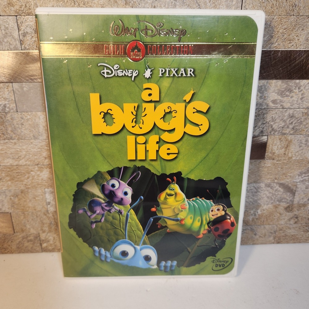 Disney Pixar A Bug's Life DVD Gold Classic Collection Flik Animated Movie 19818